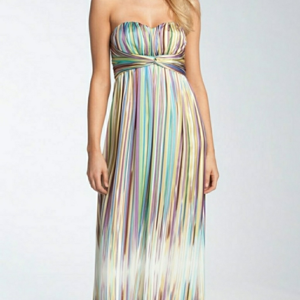 Jessica Simpson Sweetheart Maxi Dress Sz Small